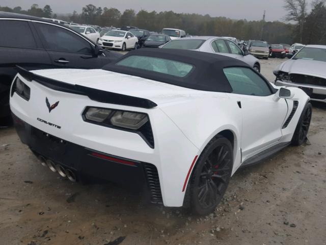 1G1YP3D6XH5606198 - 2017 CHEVROLET CORVETTE Z WHITE photo 4