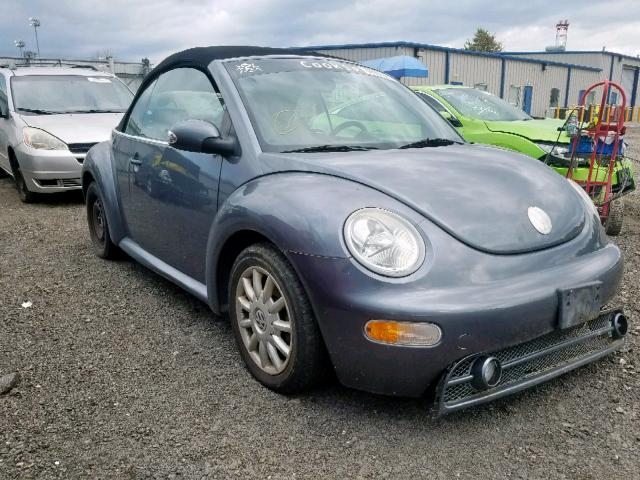 3VWCM31Y44M340906 - 2004 VOLKSWAGEN NEW BEETLE ვერცხლისფერი ფოტო 1