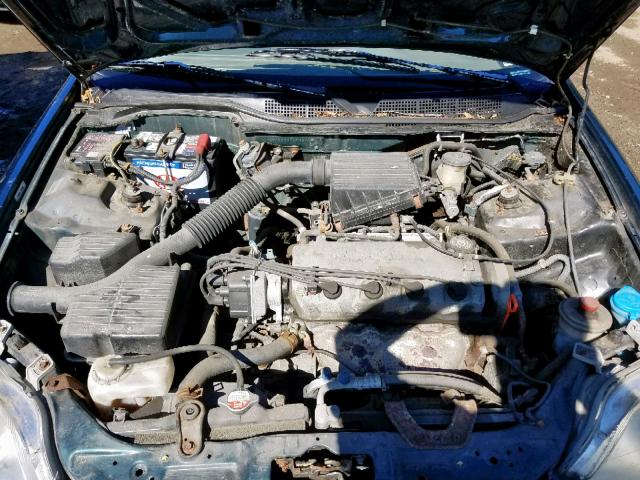 2HGEJ6623VH530238 - 1997 HONDA CIVIC DX GREEN photo 7