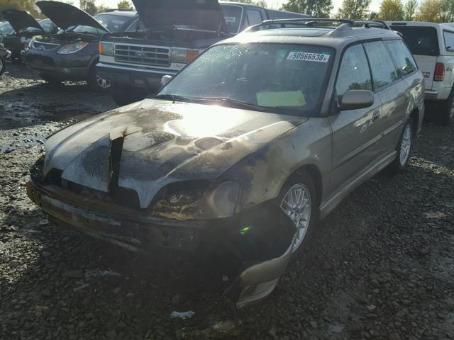 4S3BH645826304560 - 2002 SUBARU LEGACY GT CREAM photo 2