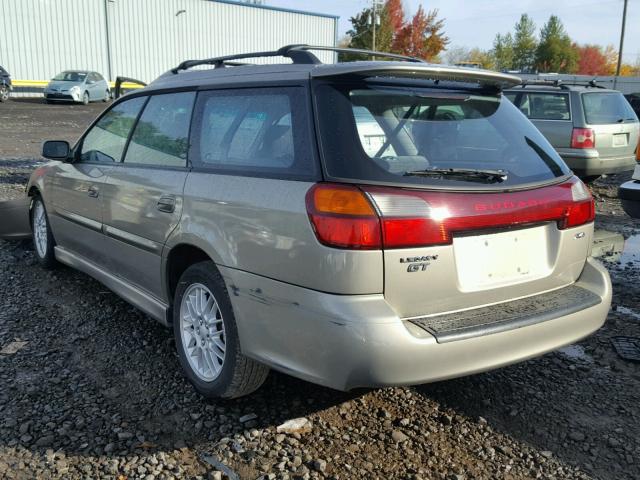 4S3BH645826304560 - 2002 SUBARU LEGACY GT CREAM photo 3