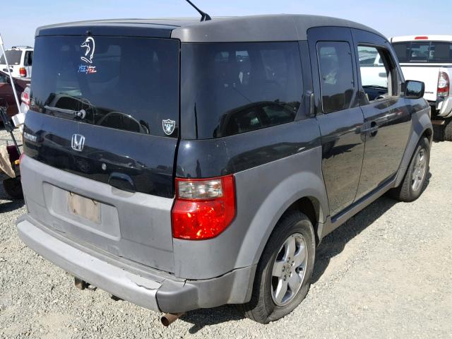 5J6YH28503L048568 - 2003 HONDA ELEMENT EX BLACK photo 4