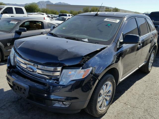 2FMDK39C98BB20251 - 2008 FORD EDGE LIMIT BLUE photo 2