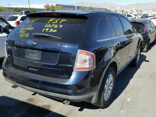 2FMDK39C98BB20251 - 2008 FORD EDGE LIMIT BLUE photo 4