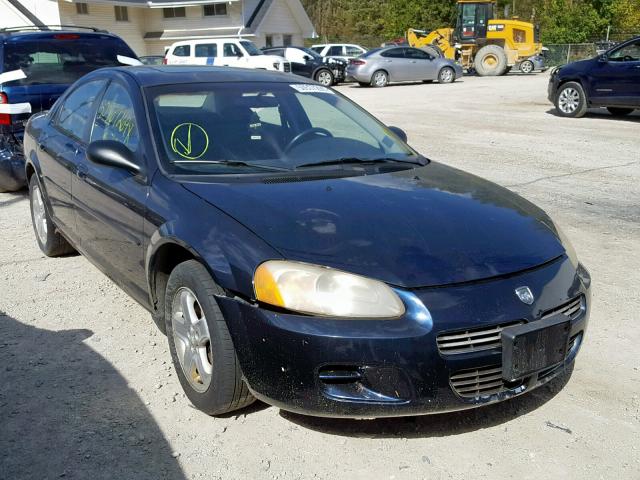 1B3EL46R12N116020 - 2002 DODGE STRATUS SE BLUE photo 1