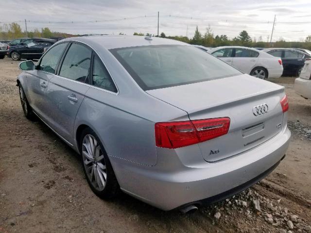 WAUGGAFC9DN033568 - 2013 AUDI A6 PREMIUM GRAY photo 3