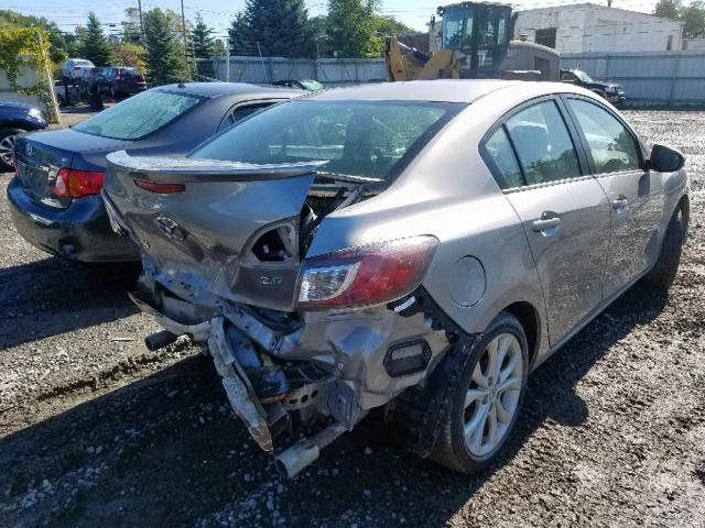 JM1BL1U67B1395117 - 2011 MAZDA 3 S GRAY photo 4