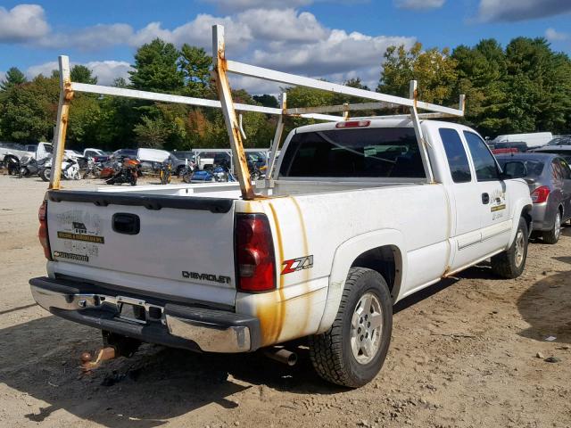 1GCEK19T85E279002 - 2005 CHEVROLET SILVERADO WHITE photo 4