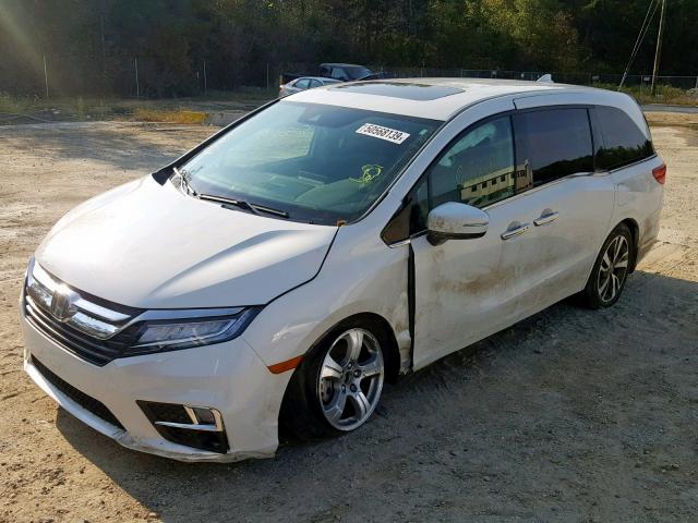 5FNRL6H90KB005000 - 2019 HONDA ODYSSEY EL WHITE photo 2