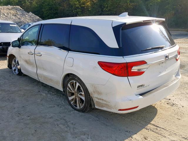 5FNRL6H90KB005000 - 2019 HONDA ODYSSEY EL WHITE photo 3