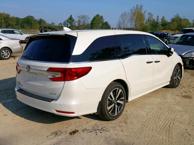 5FNRL6H90KB005000 - 2019 HONDA ODYSSEY EL WHITE photo 4