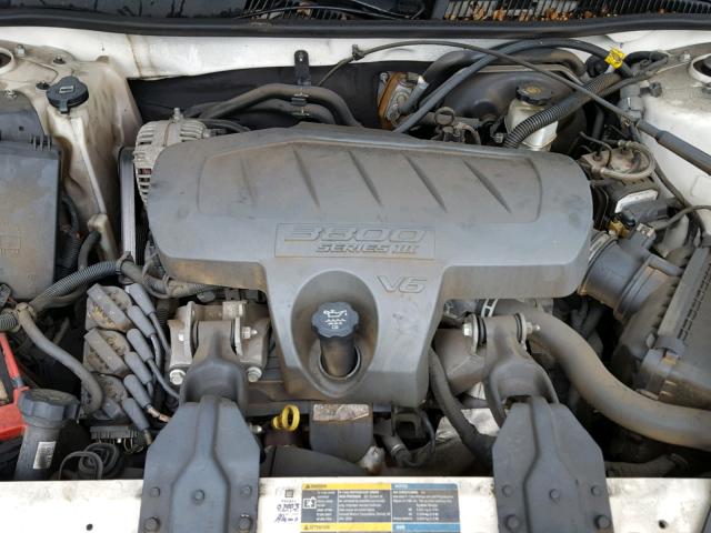 2G4WD552771174311 - 2007 BUICK LACROSSE C WHITE photo 7