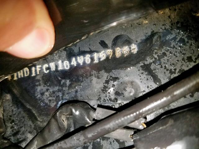 1HD1FCW104Y615965 - 2004 HARLEY-DAVIDSON FLHTCUI MAROON photo 10