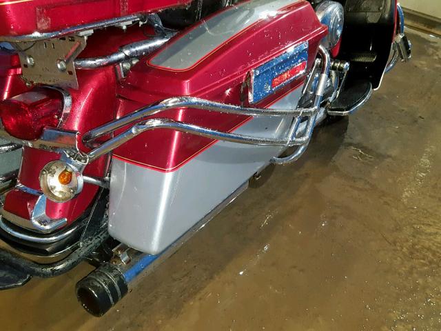 1HD1FCW104Y615965 - 2004 HARLEY-DAVIDSON FLHTCUI MAROON photo 9