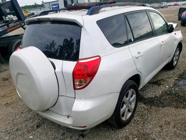 JTMZK31V185021547 - 2008 TOYOTA RAV4 LIMIT WHITE photo 4