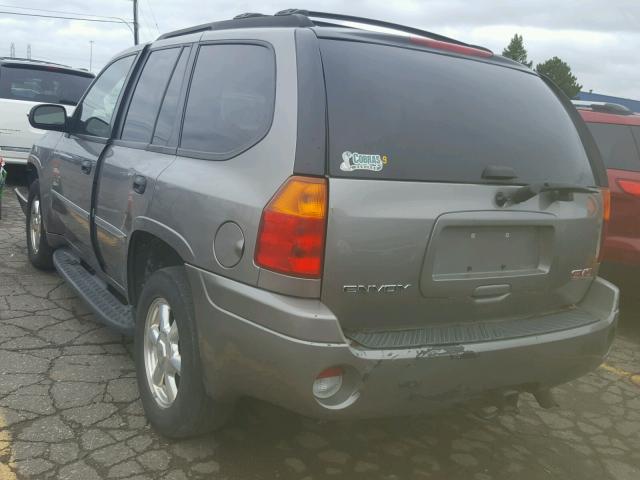 1GKDT13S472279077 - 2007 GMC ENVOY SILVER photo 3