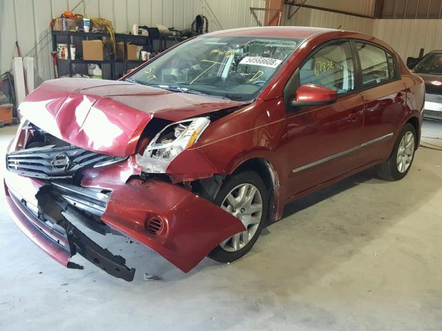 3N1AB6AP0CL750263 - 2012 NISSAN SENTRA 2.0 RED photo 2