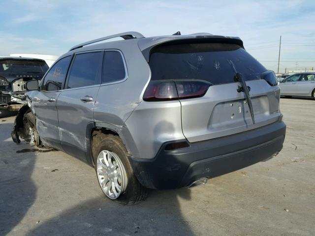 1C4PJLCX3KD222503 - 2019 JEEP CHEROKEE L SILVER photo 3