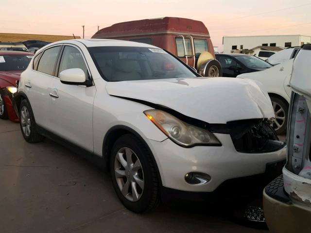 JN1AJ0HPXAM701225 - 2010 INFINITI EX35 BASE WHITE photo 1