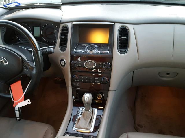 JN1AJ0HPXAM701225 - 2010 INFINITI EX35 BASE WHITE photo 9