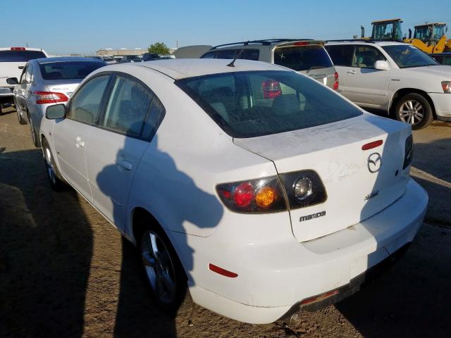 JM1BK323451230167 - 2005 MAZDA 3 S WHITE photo 3