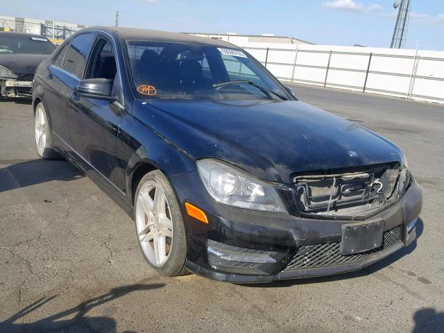 WDDGF4HB5DA834930 - 2013 MERCEDES-BENZ C 250 BLACK photo 1