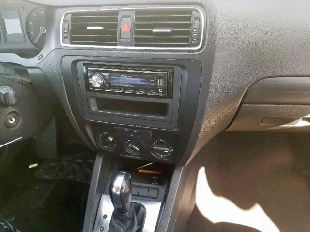 3VW2K7AJ8CM354785 - 2012 VOLKSWAGEN JETTA BASE BLACK photo 9