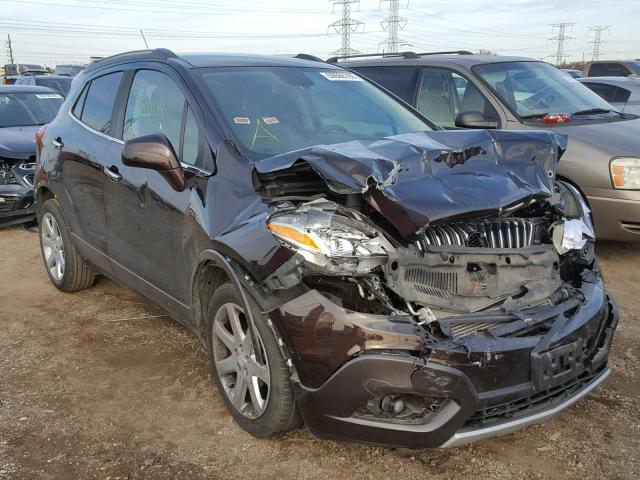 KL4CJBSB1DB151079 - 2013 BUICK ENCORE CON BURGUNDY photo 1