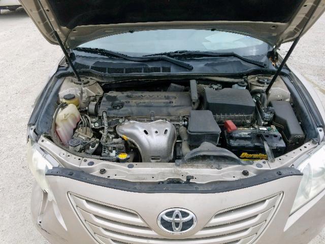 4T1BE46KX9U901131 - 2009 TOYOTA CAMRY BASE GOLD photo 7