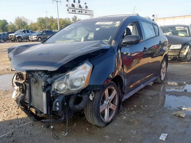 5Y2SP67099Z434066 - 2009 PONTIAC VIBE BLACK photo 2