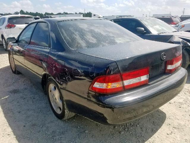 JT8BF28G6Y0286760 - 2000 LEXUS ES 300 BLACK photo 3