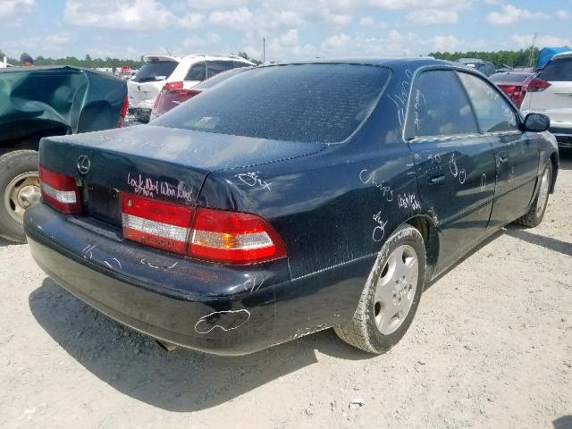 JT8BF28G6Y0286760 - 2000 LEXUS ES 300 BLACK photo 4