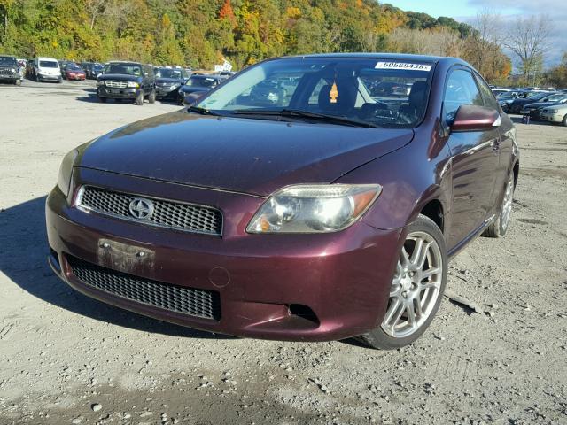 JTKDE177360066619 - 2006 TOYOTA SCION TC Bənövşəyi foto 2