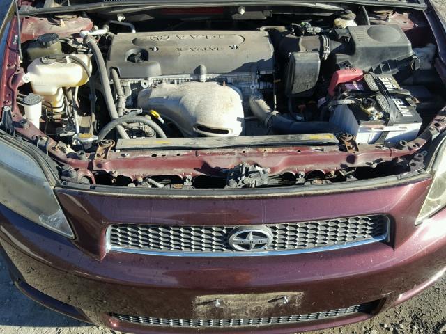 JTKDE177360066619 - 2006 TOYOTA SCION TC Bənövşəyi foto 7