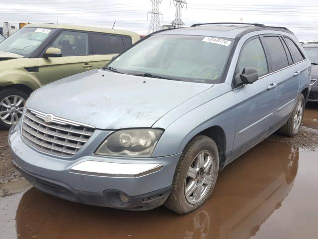 2C8GF68485R650410 - 2005 CHRYSLER PACIFICA T BLUE photo 2