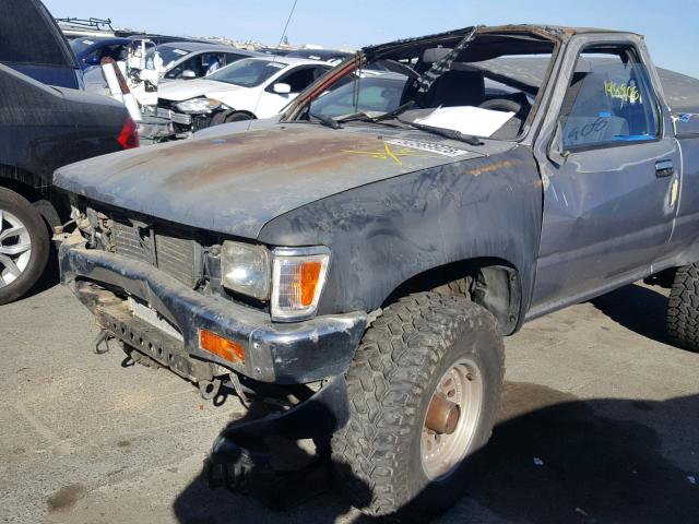 4TAVN01D0PZ074836 - 1993 TOYOTA PICKUP 1/2 GRAY photo 9