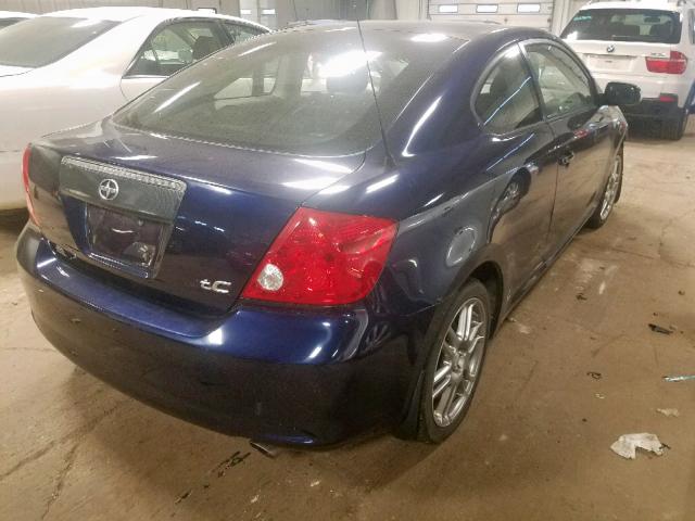 JTKDE177470209479 - 2007 TOYOTA SCION TC ლურჯი ფოტო 4