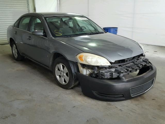 2G1WT55KX89163497 - 2008 CHEVROLET IMPALA LT GRAY photo 1