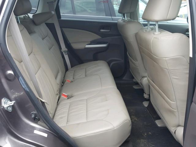 5J6RM4H70EL085796 - 2014 HONDA CR-V EXL TAN photo 6