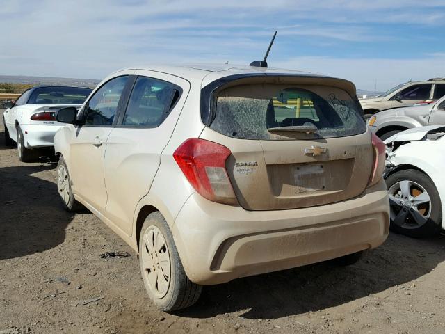 KL8CB6SA2JC442366 - 2018 CHEVROLET SPARK LS TAN photo 3