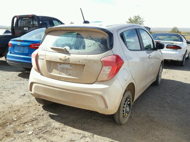 KL8CB6SA2JC442366 - 2018 CHEVROLET SPARK LS TAN photo 4