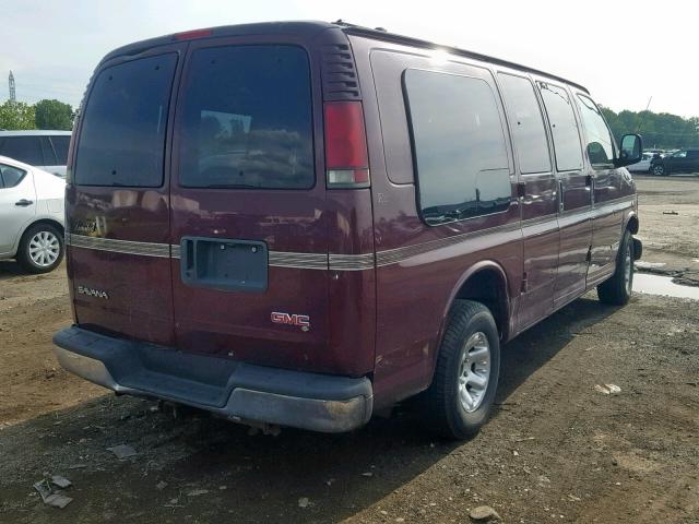 1GDFG15R721232381 - 2002 GMC SAVANA RV BURGUNDY photo 4