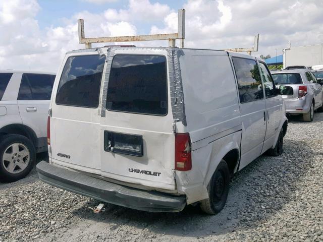 1GCDM19W41B145129 - 2001 CHEVROLET ASTRO WHITE photo 4