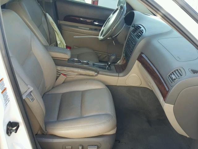 1LNHM87A41Y698423 - 2001 LINCOLN LS WHITE photo 5