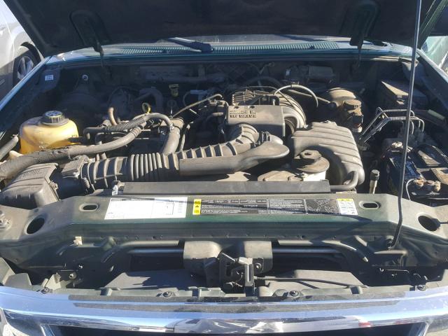 4F4YR12D21TM30845 - 2001 MAZDA B2300 GREEN photo 7