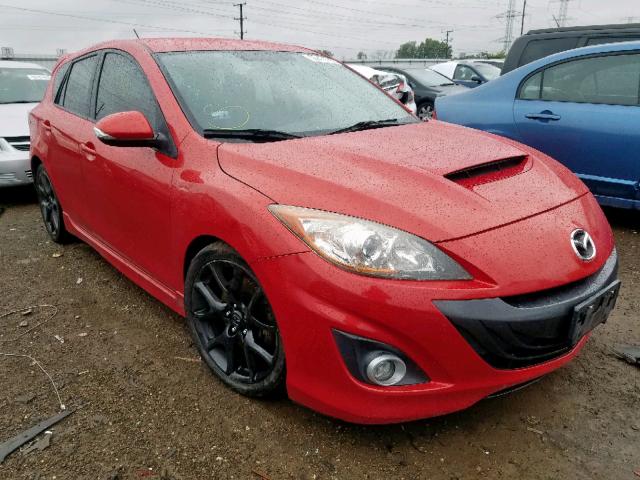 JM1BL1K30B1369659 - 2011 MAZDA SPEED 3 RED photo 1