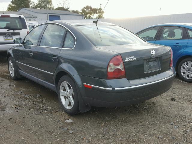 WVWRH63B24P194950 - 2004 VOLKSWAGEN PASSAT GLX GREEN photo 3