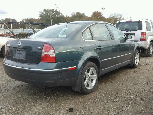 WVWRH63B24P194950 - 2004 VOLKSWAGEN PASSAT GLX GREEN photo 4