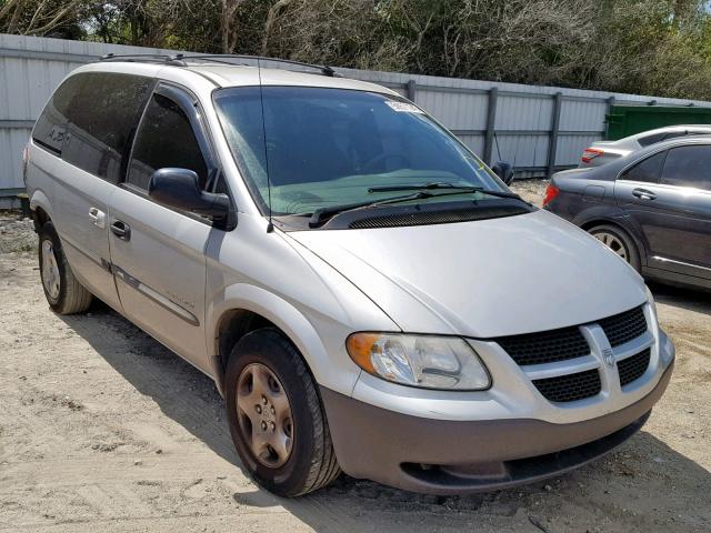 1B4GP25331B252062 - 2001 DODGE CARAVAN SE SILVER photo 1