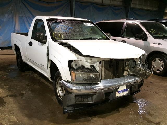 1GCCS148X48141405 - 2004 CHEVROLET COLORADO WHITE photo 1